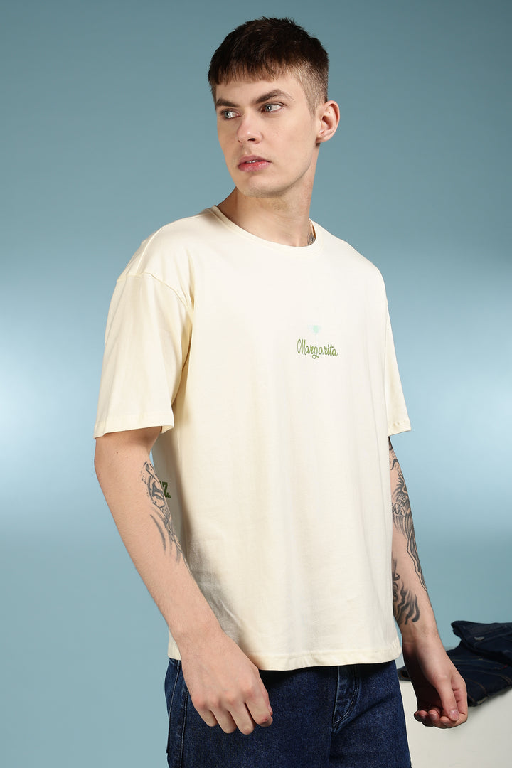 The Margarita: Cream Oversized T-shirt