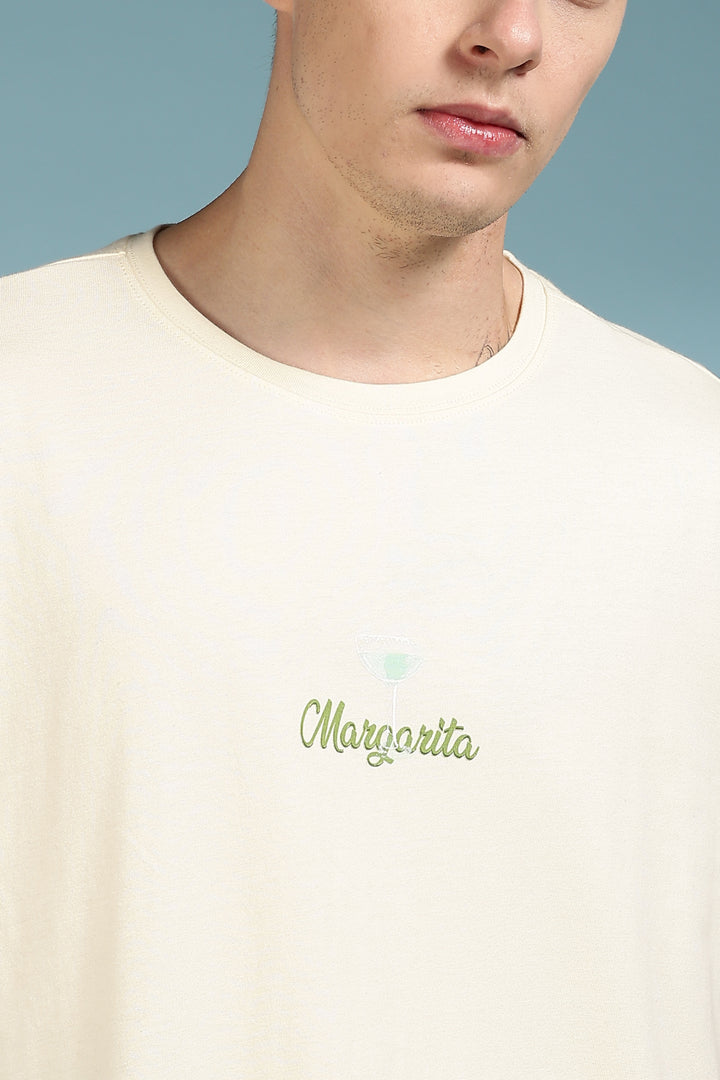 The Margarita: Cream Oversized T-shirt