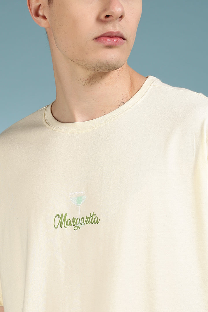 The Margarita: Cream Oversized T-shirt