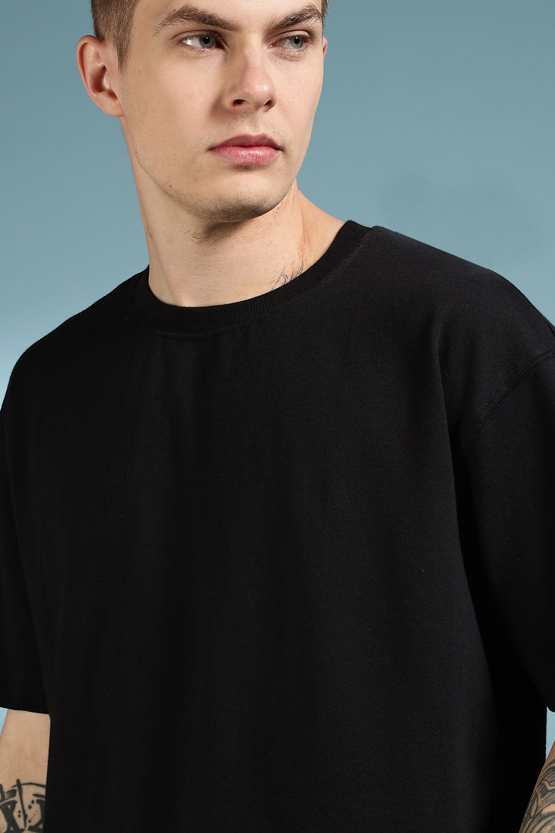 Soft Cuddles: Black Oversized T-shirt