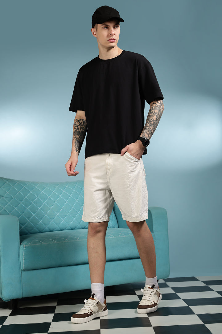 Soft Cuddles: Black Oversized T-shirt
