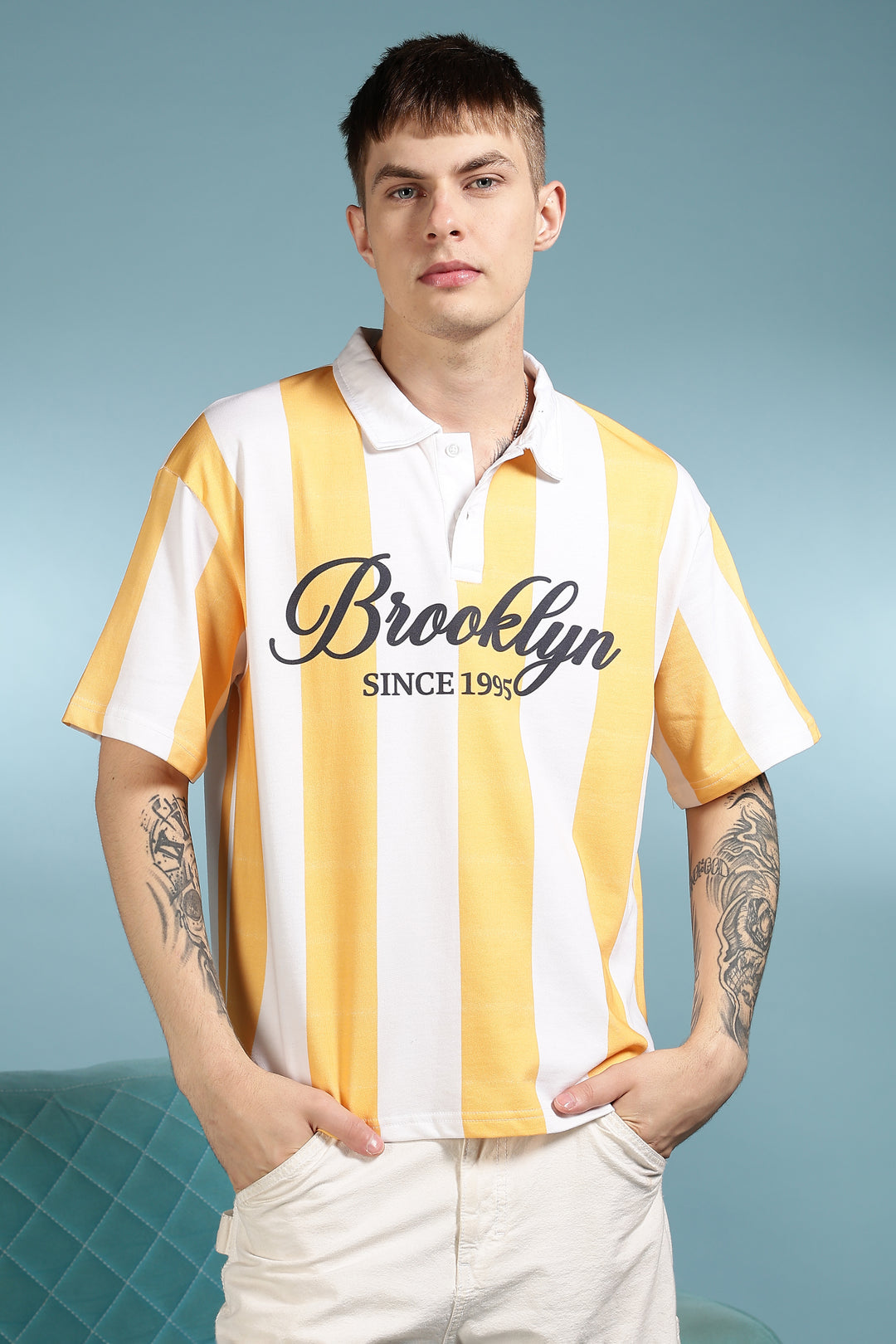 Brooklyn: Oversized Polo Shirt