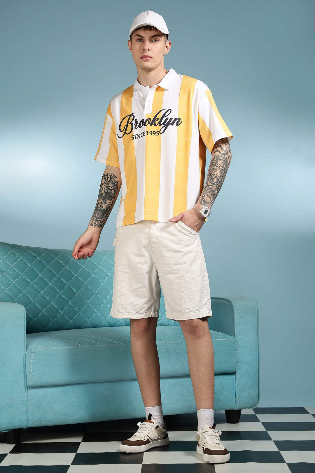 Brooklyn: Oversized Polo Shirt