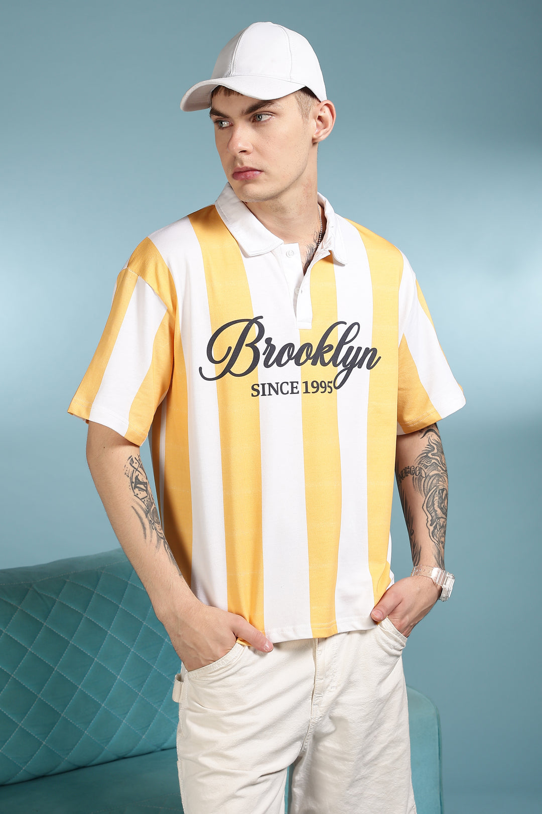 Brooklyn: Oversized Polo Shirt