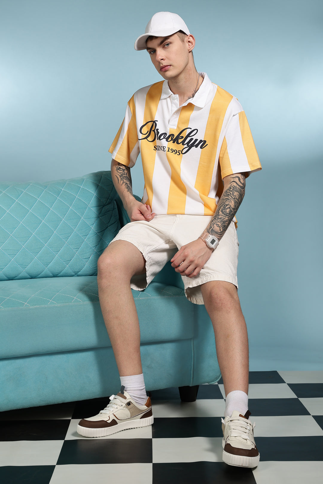 Brooklyn: Oversized Polo Shirt