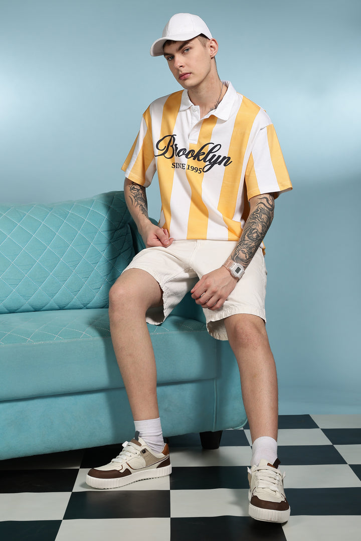 Brooklyn: Oversized Polo Shirt