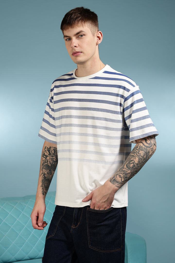 Stripes Gradient : Oversized T-shirt