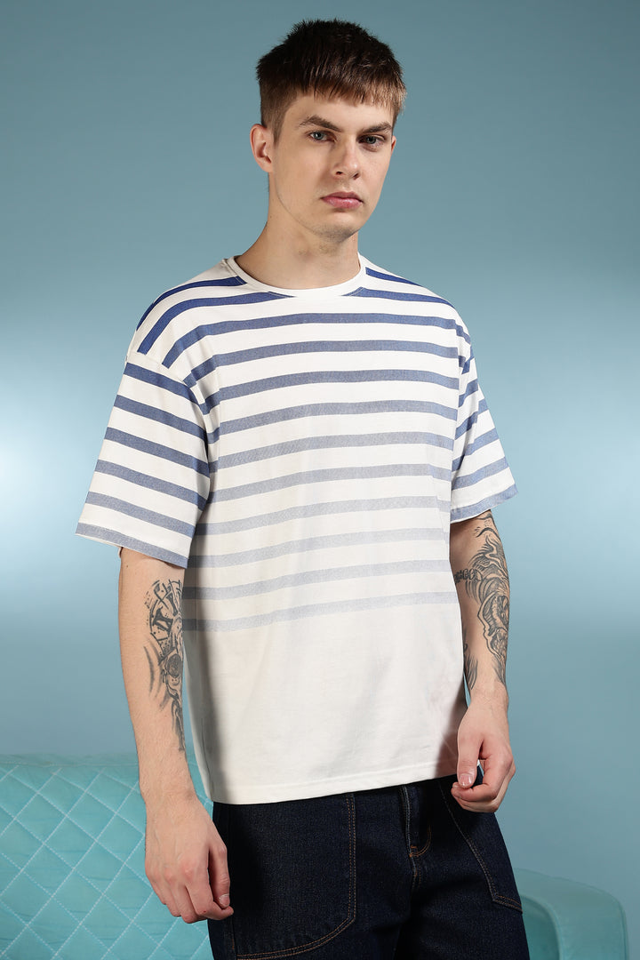 Stripes Gradient : Oversized T-shirt