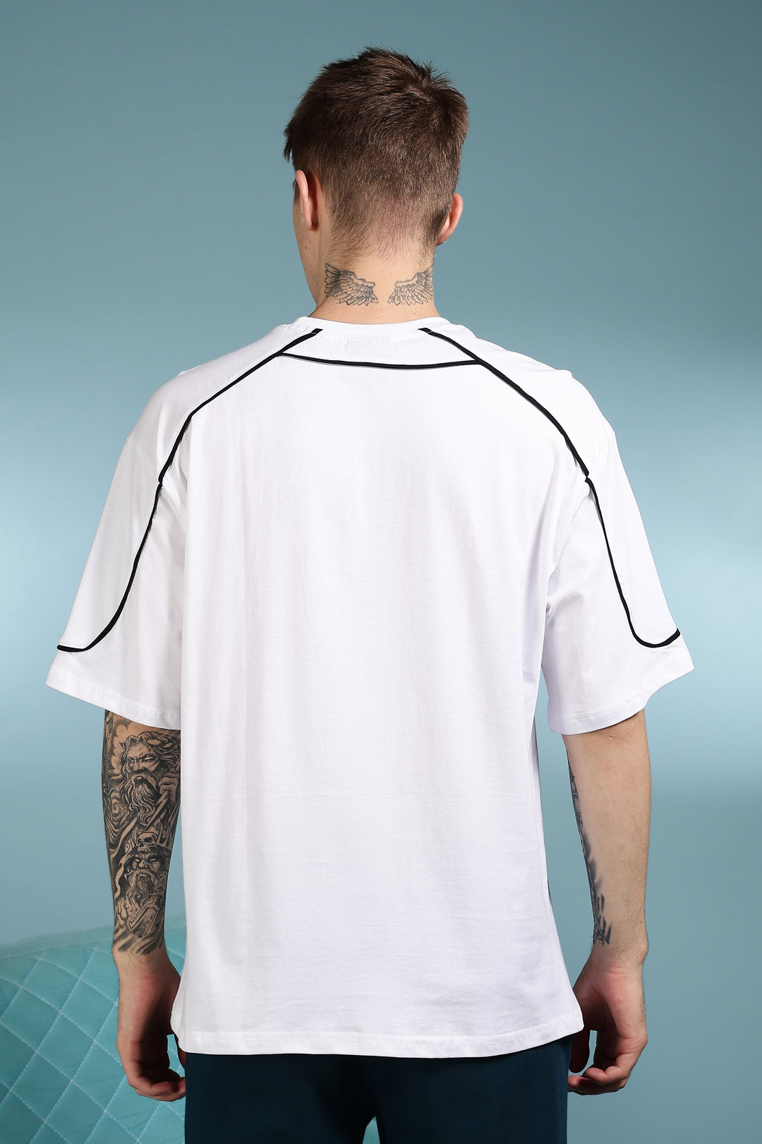 Rugby: White Oversized T-shirt