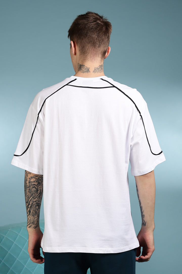 Rugby: White Oversized T-shirt