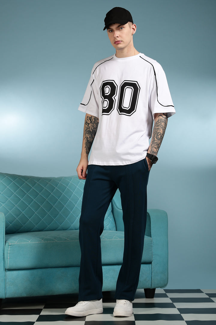 Rugby: White Oversized T-shirt