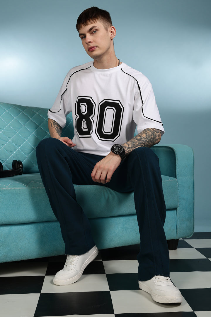 Rugby: White Oversized T-shirt