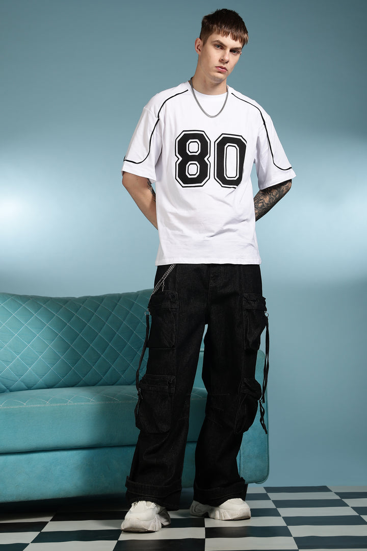 Rugby: White Oversized T-shirt