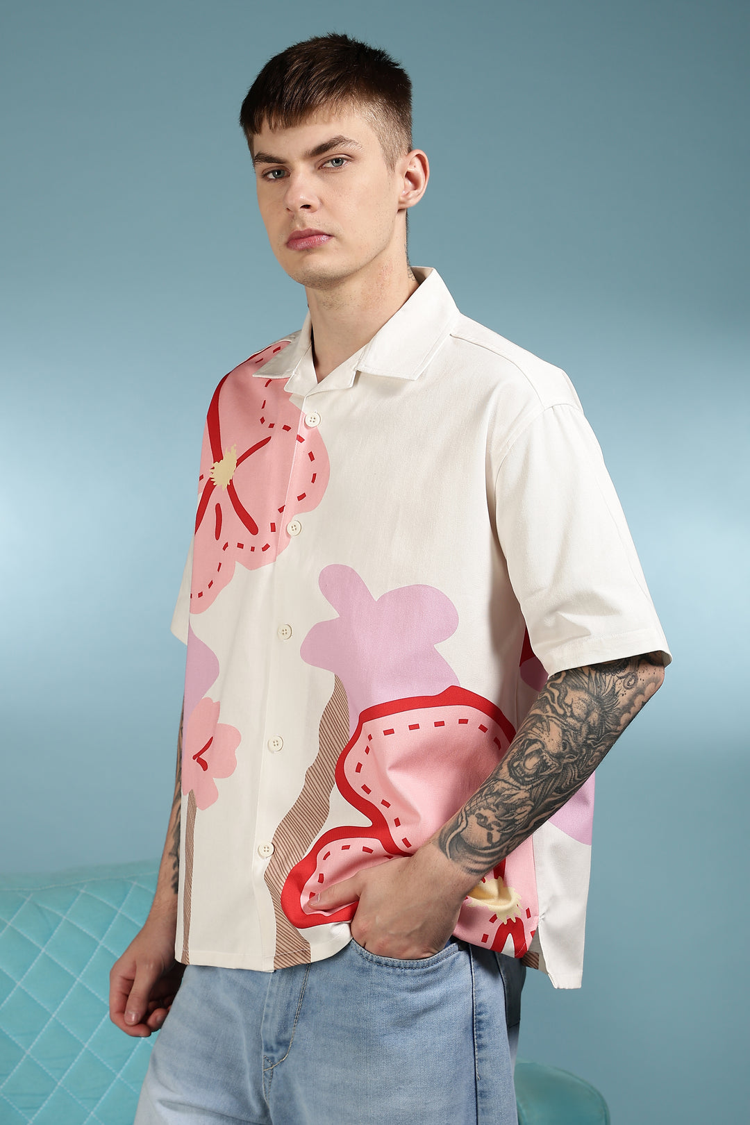 Canvas Oversized Shirt