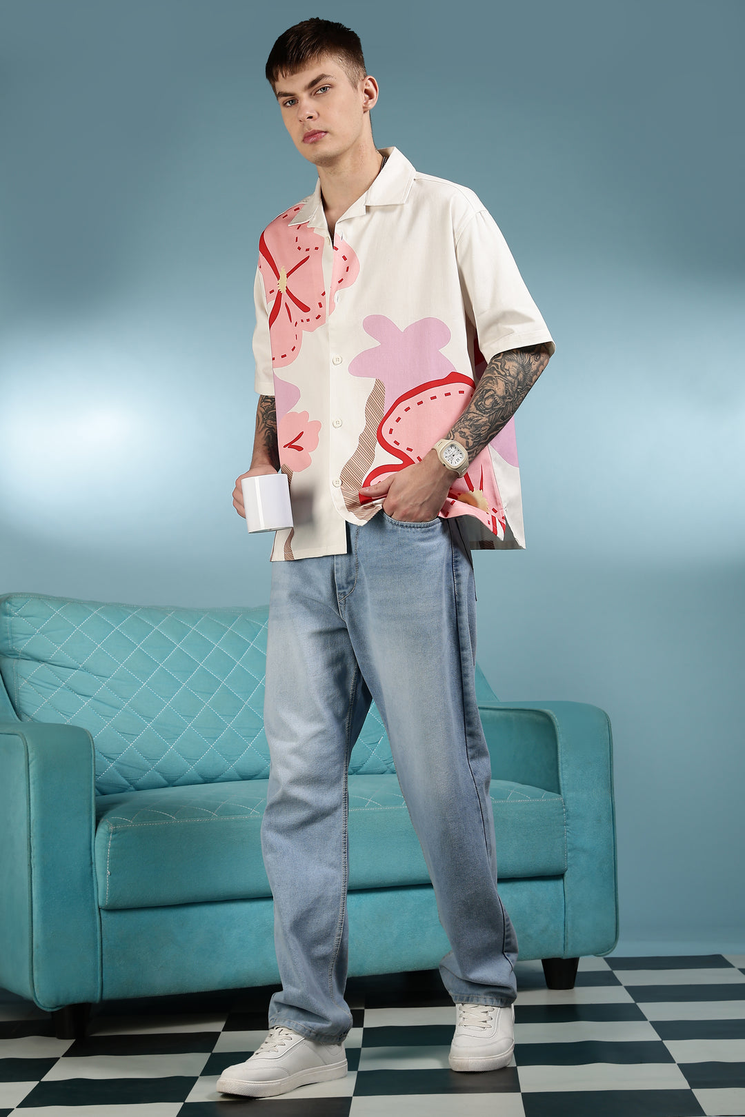 Canvas Oversized Shirt