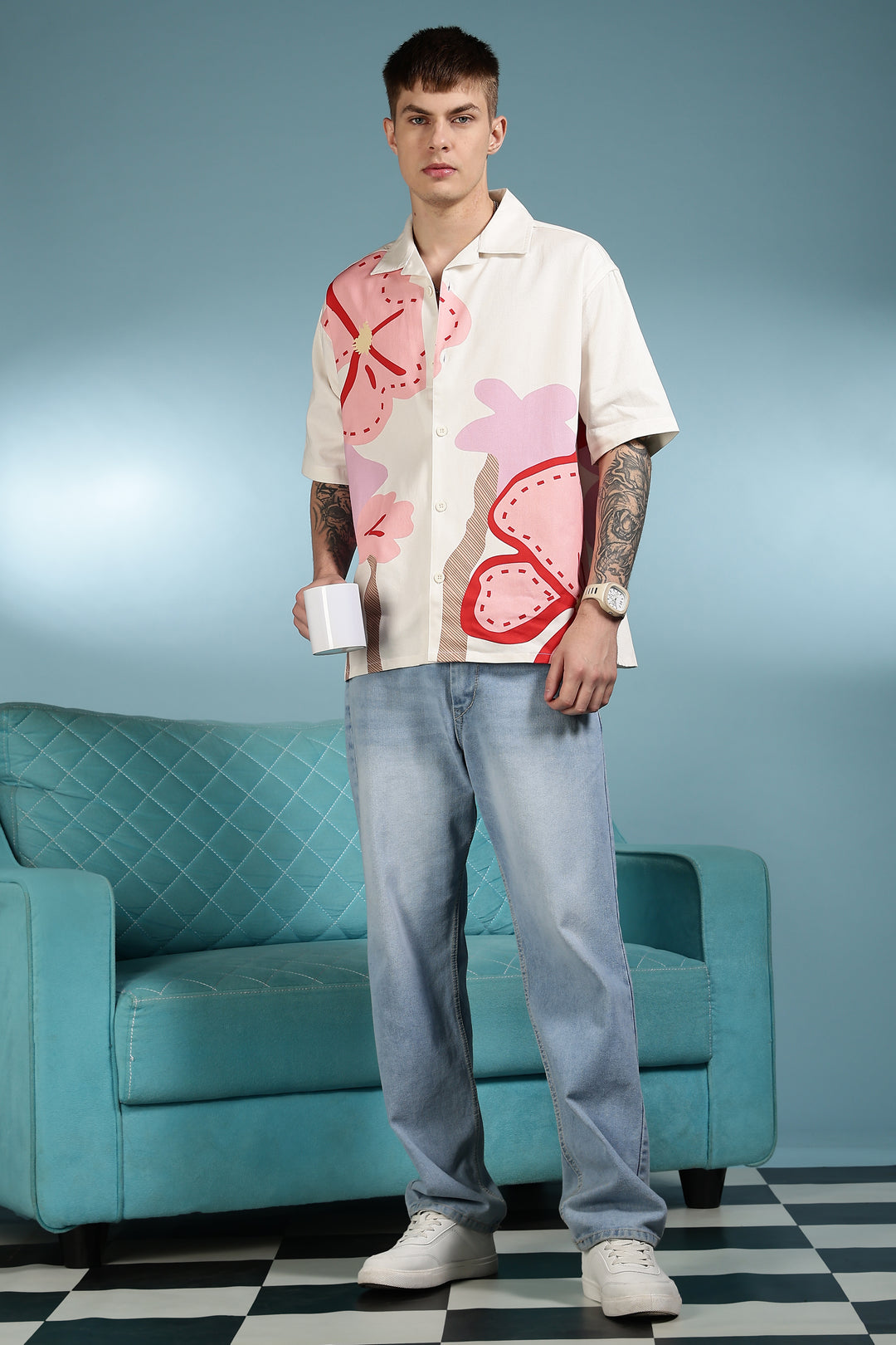 Canvas Oversized Shirt