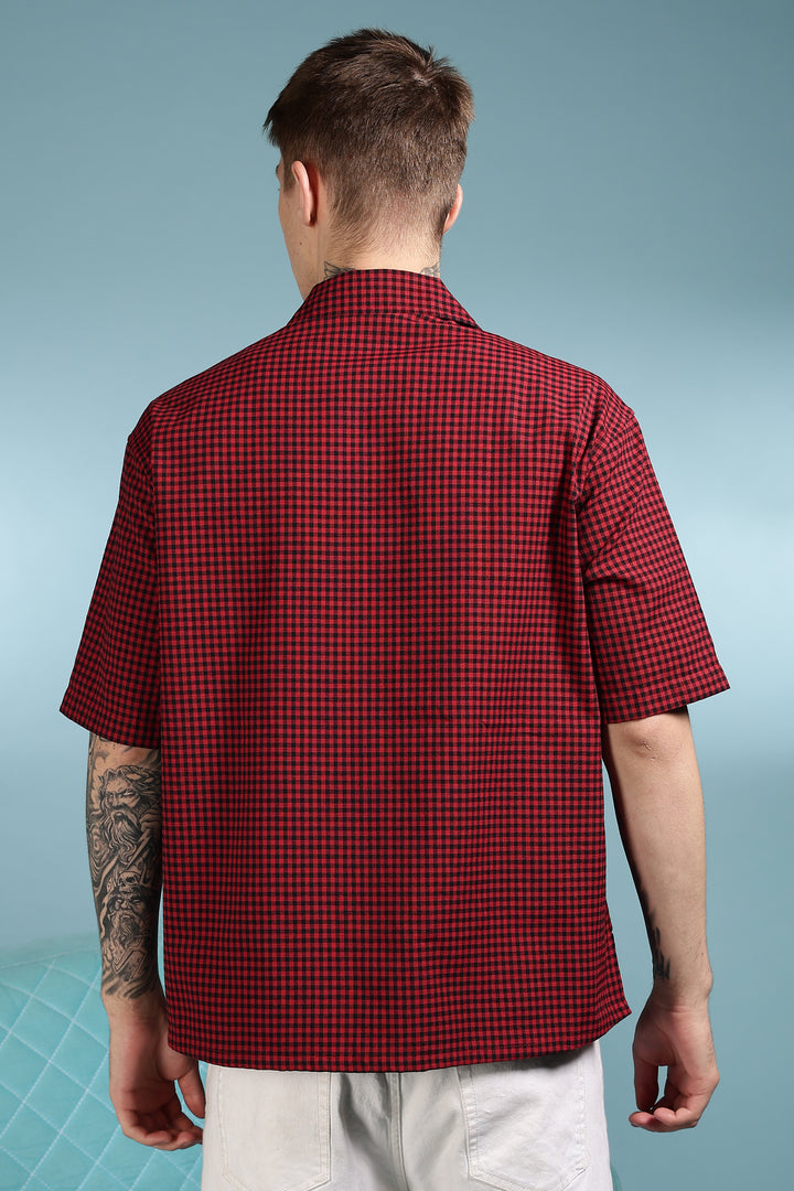 Polo Sport: Embroidery Checks Oversized Shirts