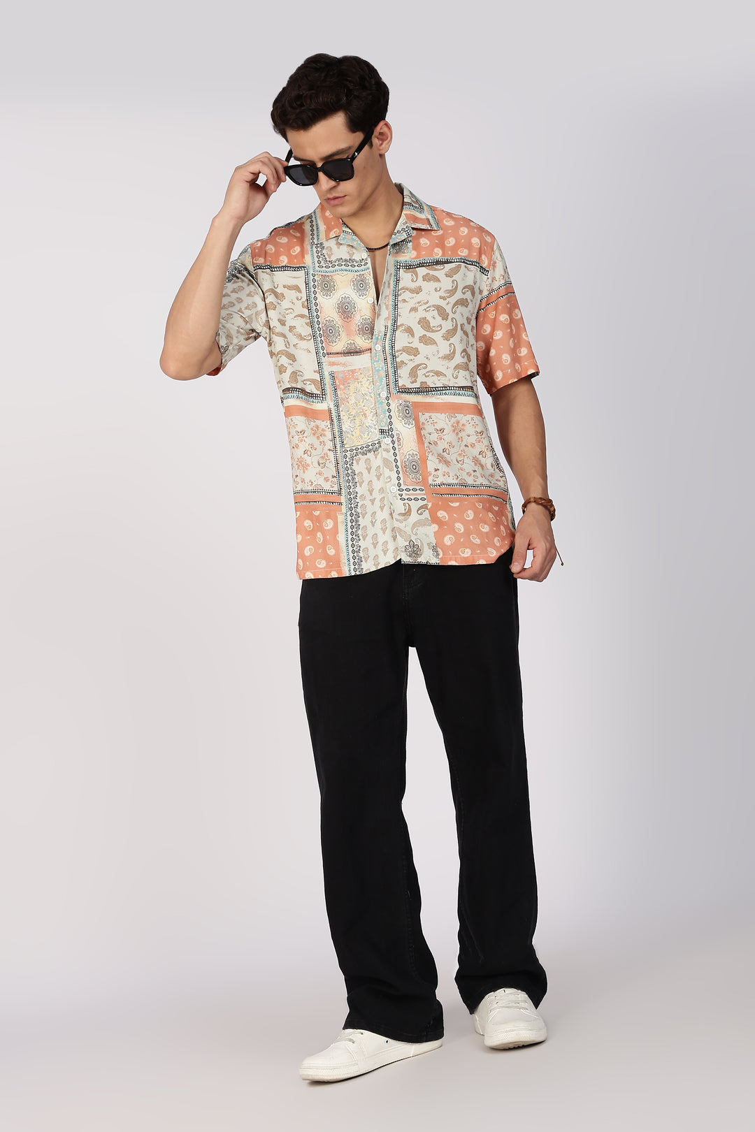 Traditional Print Cuban shirt