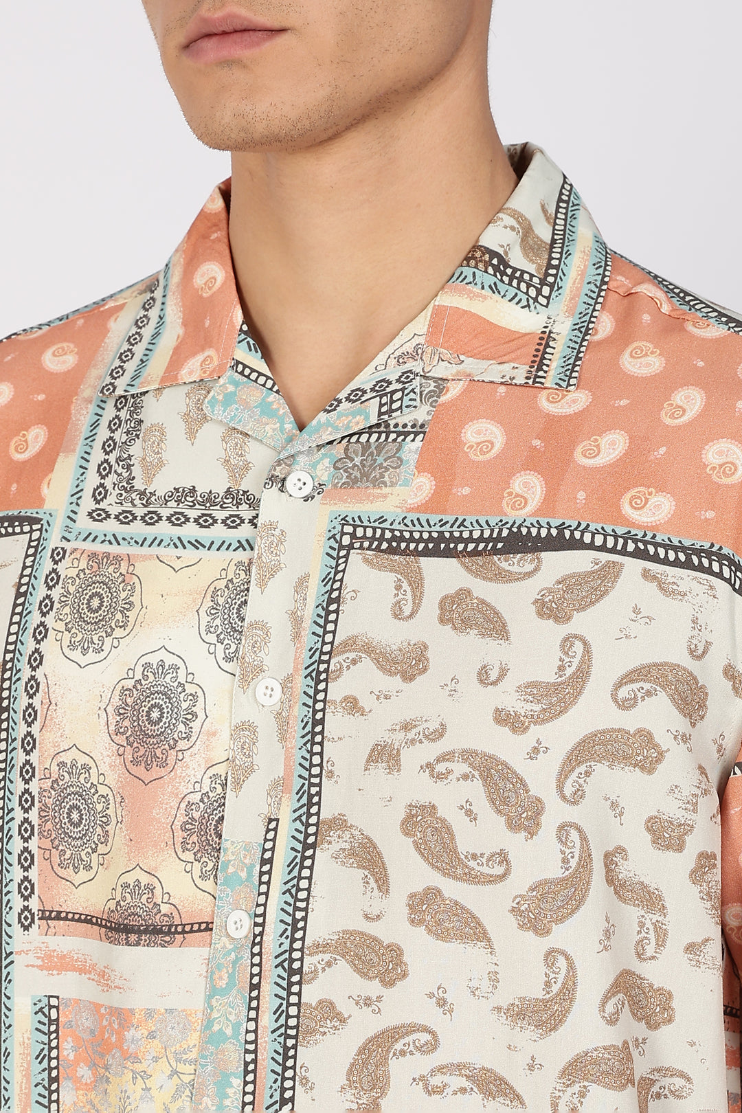 Traditional Print Cuban shirt