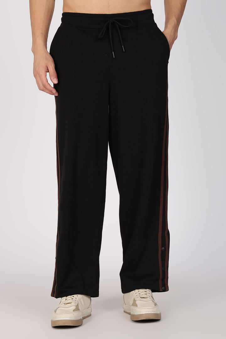 Brown Striped Joggers