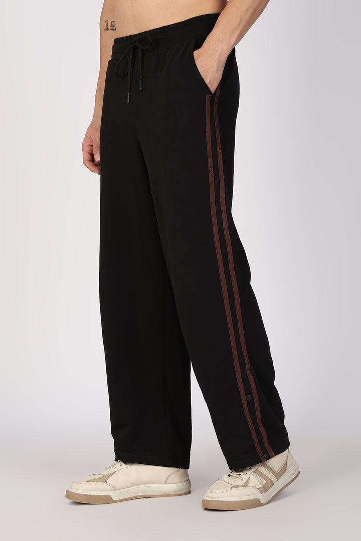 Brown Striped Joggers