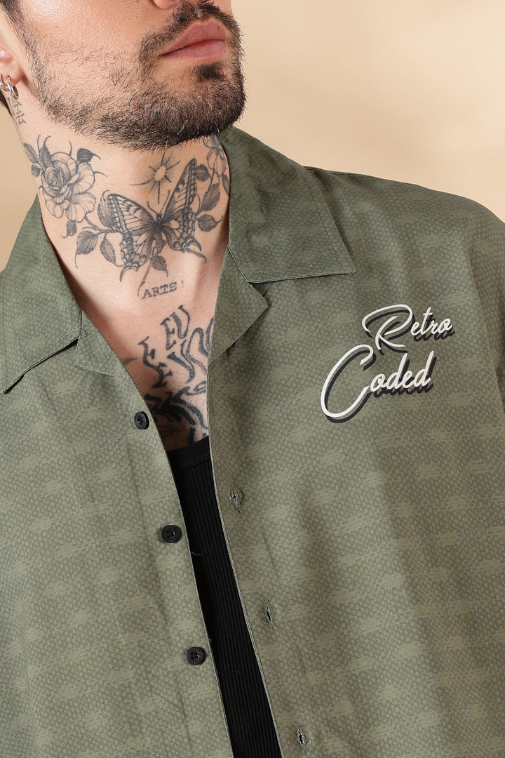Retro Coded : Oversized Shirt