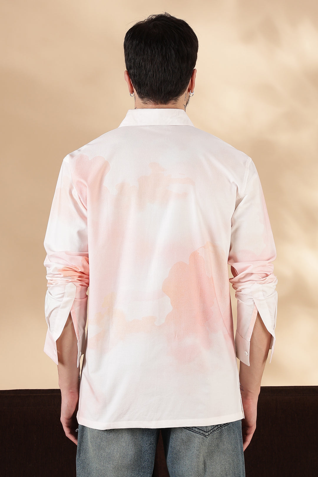 Cloud: Pink Printed Shirt