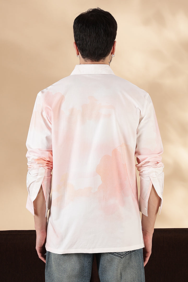 Cloud: Pink Printed Shirt