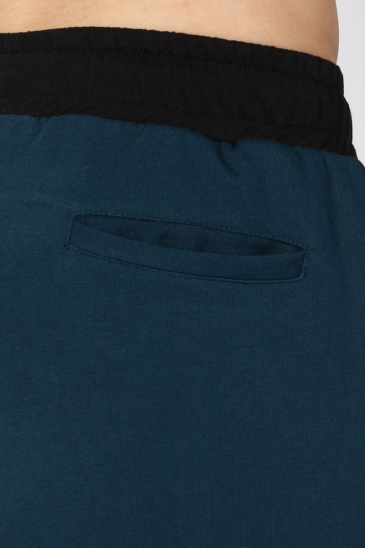 Cut & Sew Teal Joggers