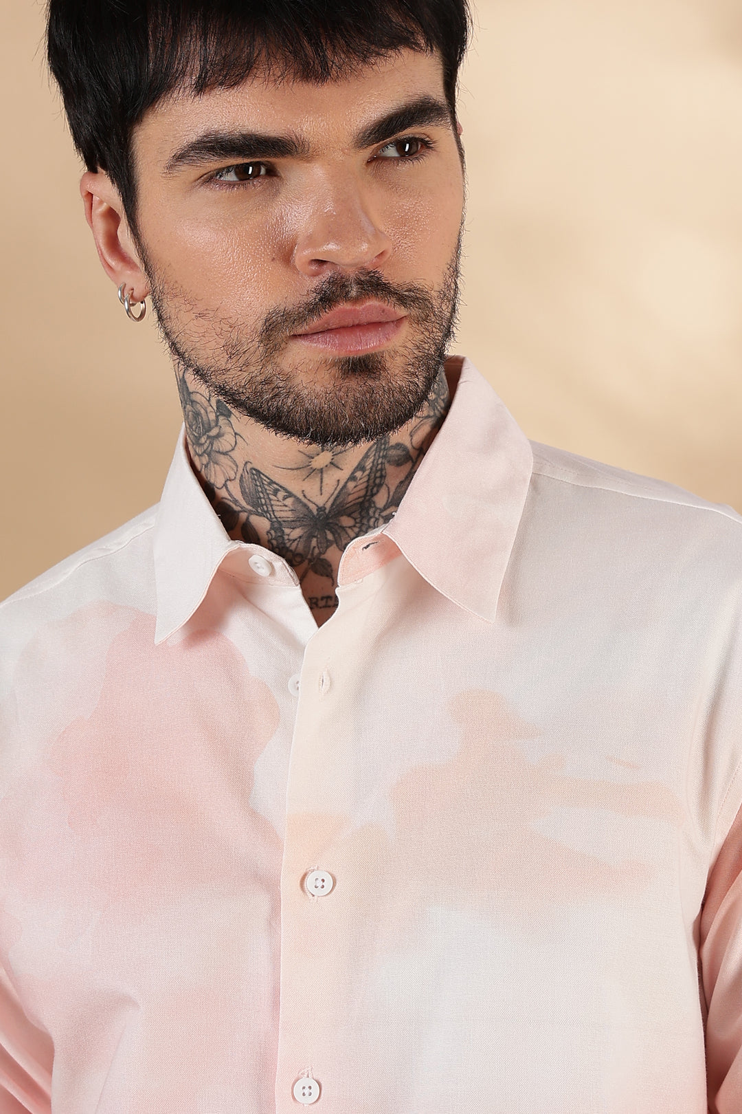 Cloud: Pink Printed Shirt