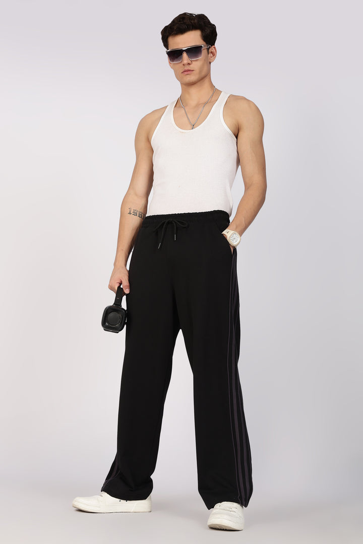 Perfect Stripes: Black joggers