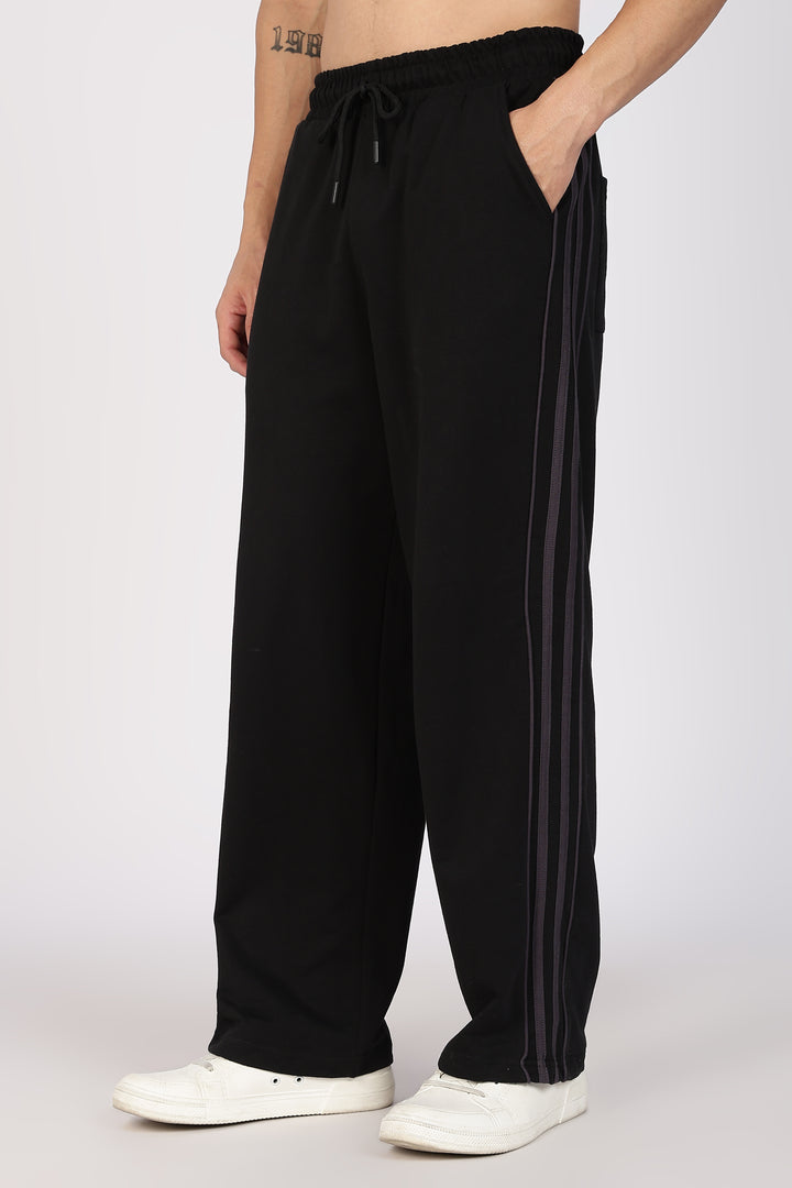 Perfect Stripes: Black joggers
