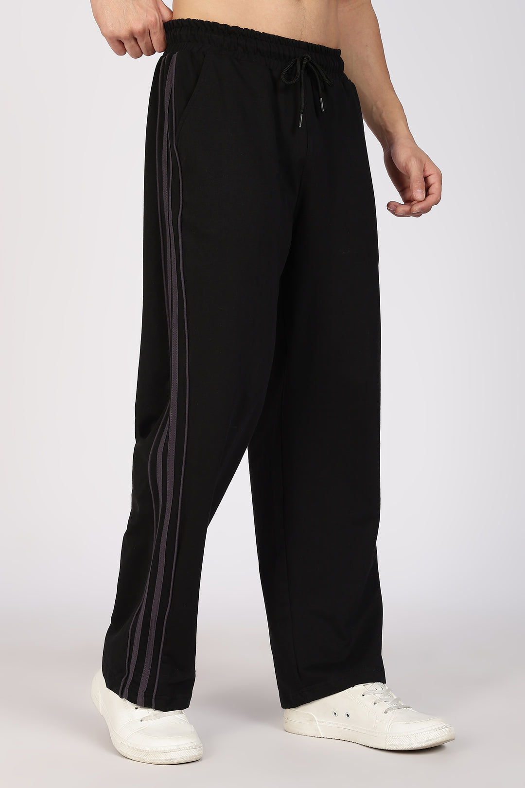 Perfect Stripes: Black joggers