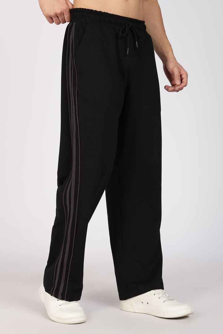 Perfect Stripes: Black joggers