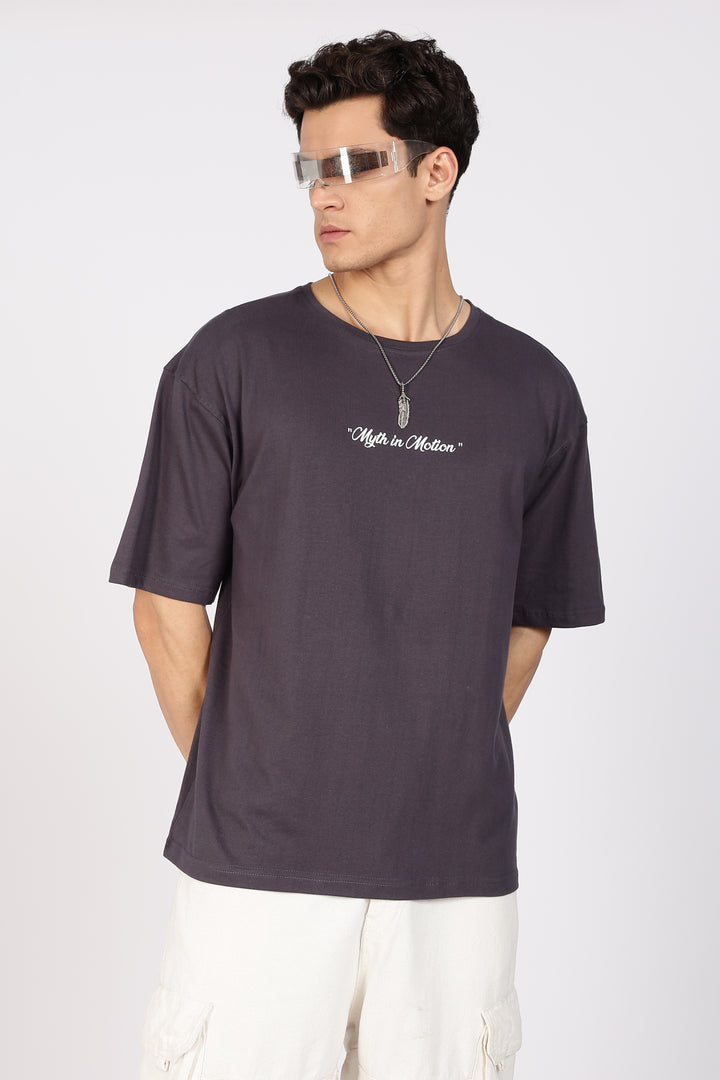 Mythos: Dark Grey Oversized T-shirt