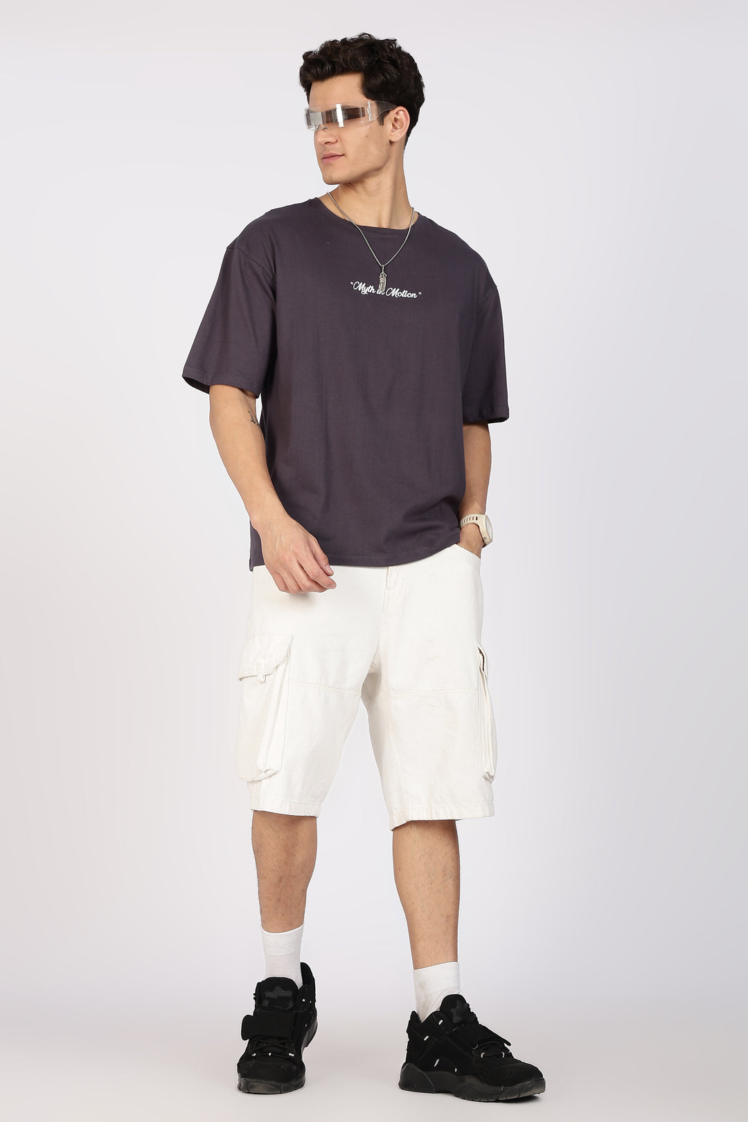 Mythos: Dark Grey Oversized T-shirt