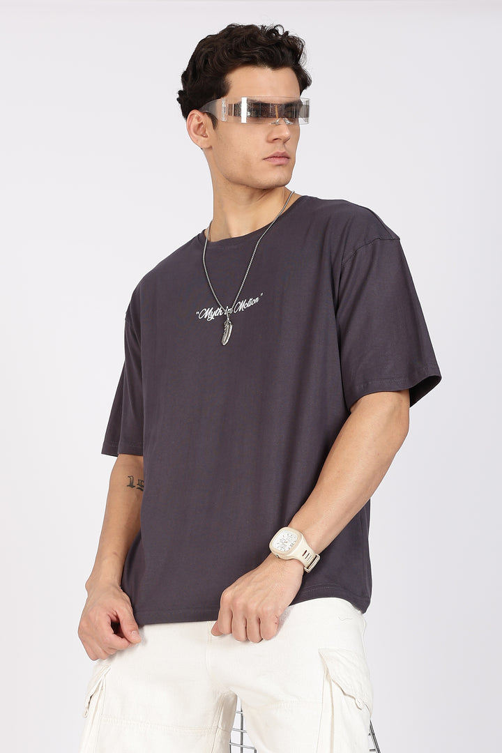 Mythos: Dark Grey Oversized T-shirt