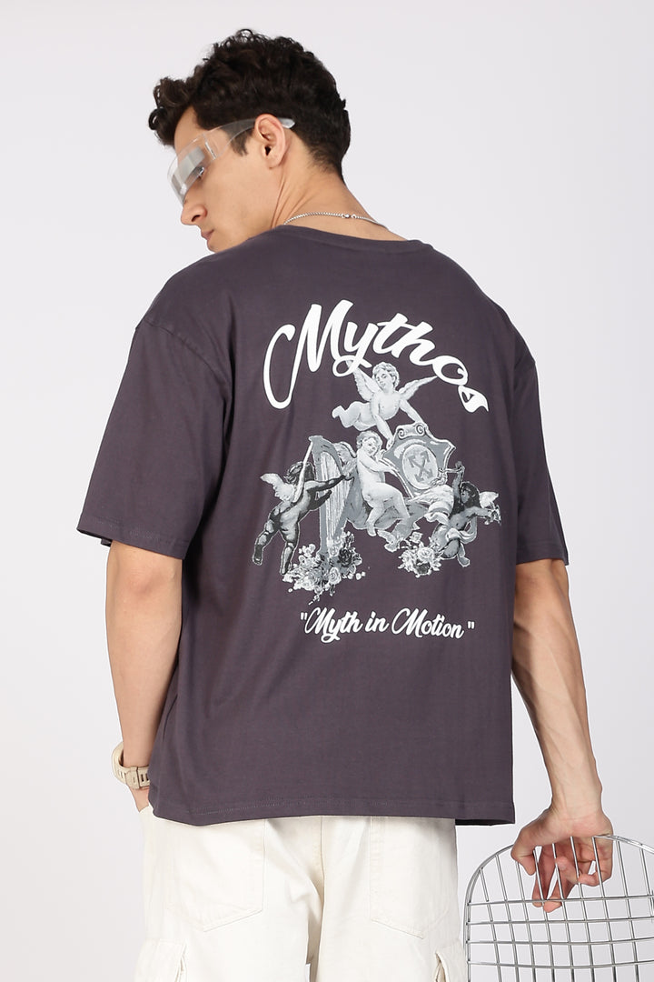 Mythos: Dark Grey Oversized T-shirt