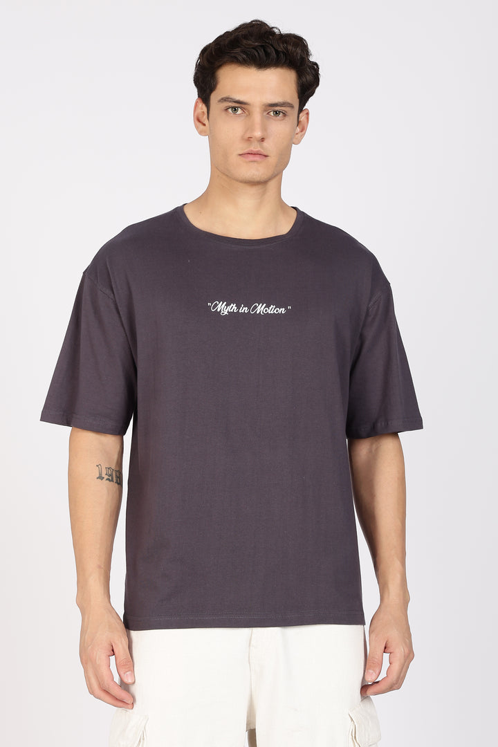 Mythos: Dark Grey Oversized T-shirt