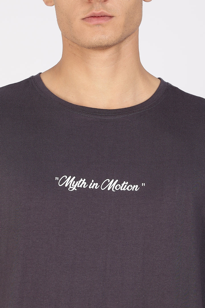 Mythos: Dark Grey Oversized T-shirt
