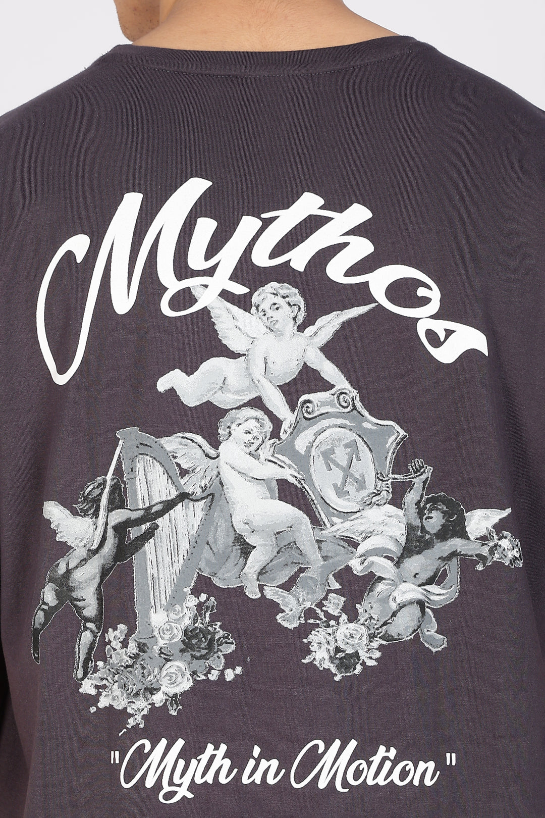 Mythos: Dark Grey Oversized T-shirt