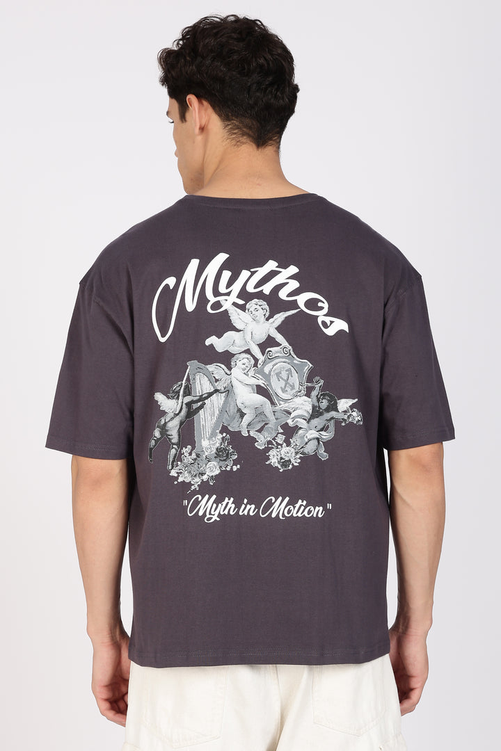 Mythos: Dark Grey Oversized T-shirt