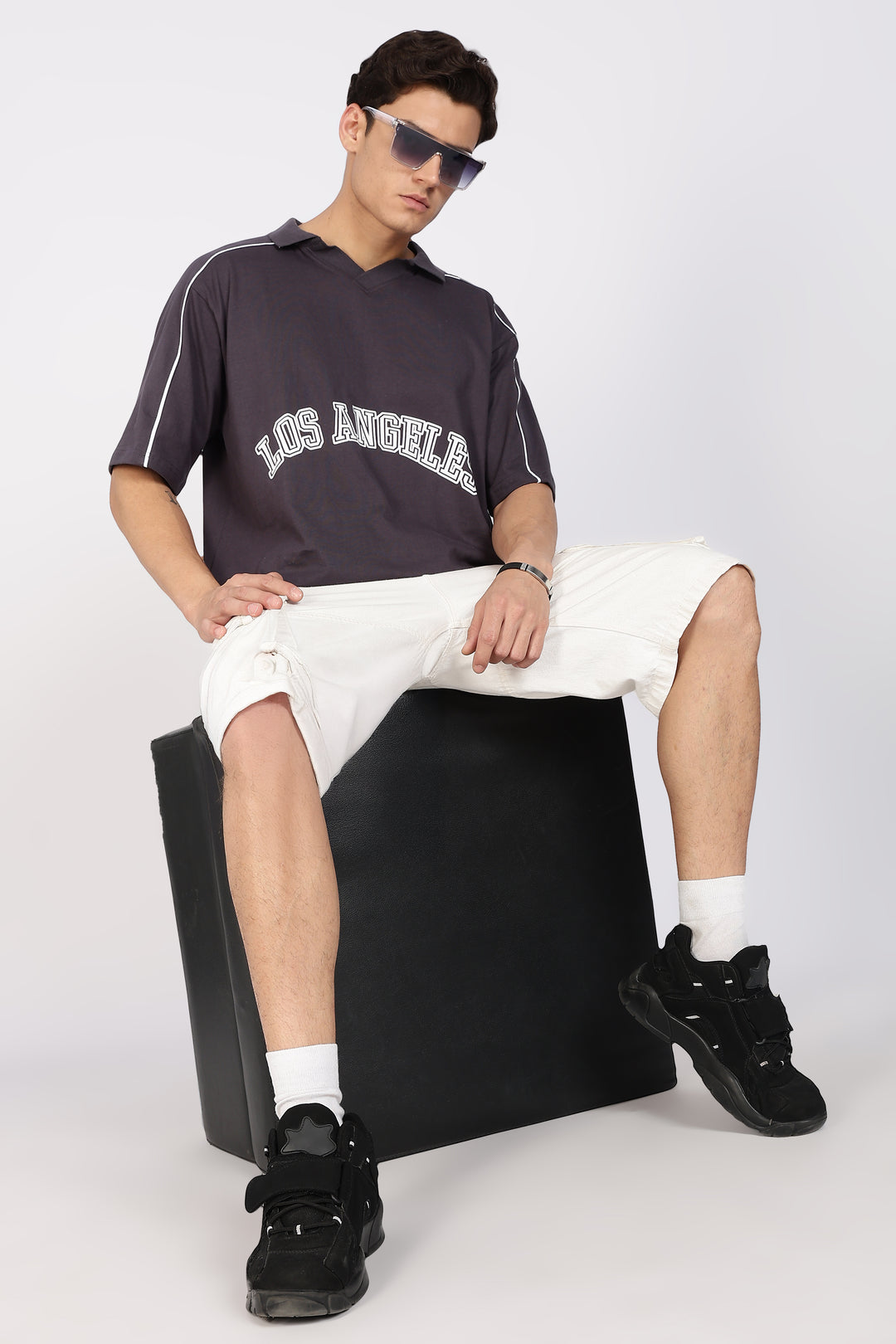 Los Angeles: Oversized Polo Shirt
