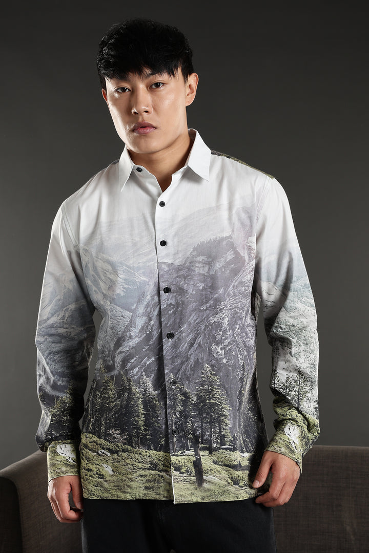 Mountains : Printed shirt