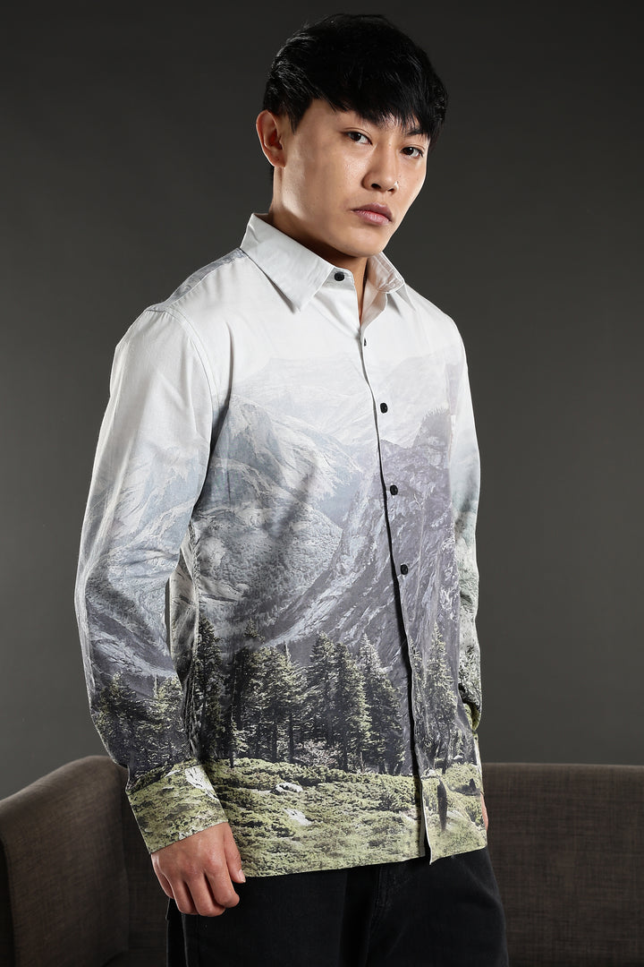 Mountains : Printed shirt