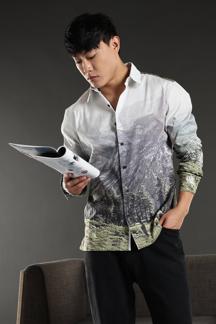 Mountains : Printed shirt