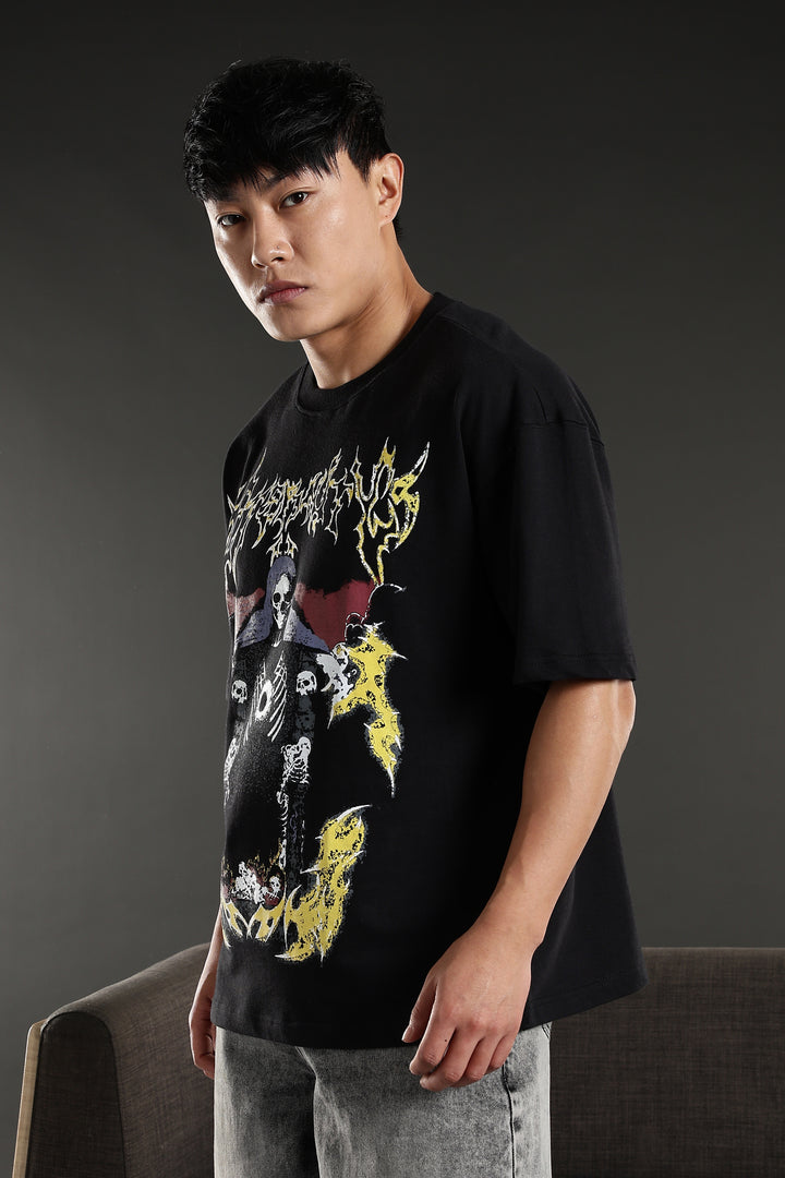 Emperor: Black Oversized T-shirt