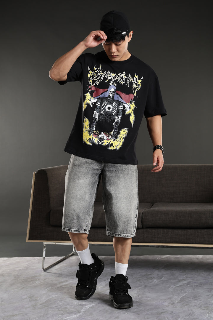 Emperor: Black Oversized T-shirt