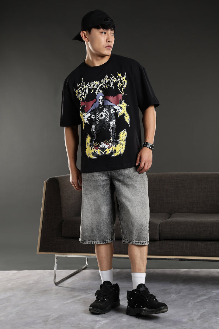 Emperor: Black Oversized T-shirt
