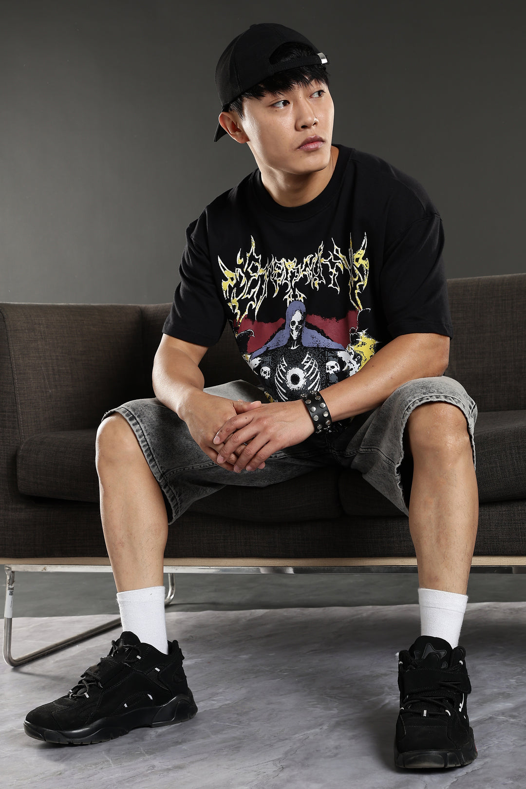 Emperor: Black Oversized T-shirt